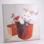 ΠΙΝΑΚΑΣ CAT IN THE BUCKET