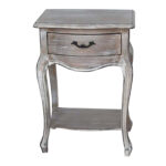 ΞΥΛΙΝΟ KOMOΔΙΝΟ "FRENCH GREY COUNTRY" 48Χ34Χ69