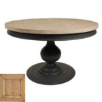 VILLART ΞΥΛΙΝO TRAΠΕΖΙ ΡΟΤΟΝΤΑ 130Χ78