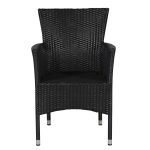 ΚΑΡΕΚΛΑ METAL RATAN BLACK 58X62X87