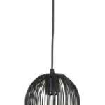 Κρεμαστή λάμπα Ø16x20 cm ματ μαύρο