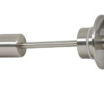 Ηλεκτρολογική βάση για βάζο ,59,5x24,5 cm nickel satin