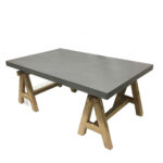 ΞΥΛΙΝΟ ΤΡΑΠΕΖΙ ΤΣΙΜΕΝΤΟ CORB 110Χ70Χ45