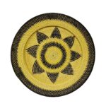 ΠΙΑΤΕΛΑ ΧΕΙΡΟΠΟΙΗΤΗ ΨΑΘΑ ΚΙΤΡΙΝΟ-ΜΑΥΡΟ 45CM