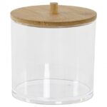 ΔΟΧΕΙΟ ΓΙΑ ΒΑΜΒΑΚΙ ΑΚΡΥΛΙΚΟ ΜΠΑΜΠΟΥ ΔΙΑΦΑΝΟ 9,7X9,7X13CM