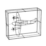 ΑΕΡΟΠΛΑΝΟ ΣΥΡΜΑΤΙΝΟ ΧΕΙΡΟΠΟΙΗΤΟ ΜΑΥΡΟ 26ΕΚ