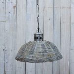 ΦΩΤΙΣΤΙΚΟ VINTAGE ΚΑΜΠΑΝΑ ΡΑΤΤΑΝ ΜΕΤΑΛΛΟ