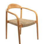 ΚΑΡΕΚΛΑ ΞΥΛΙΝΗ ΤΕΑΚ ΜΕ ΠΛΕΚΤΟ ΚΑΘΙΣΜΑ 79 Χ 51 Χ 57