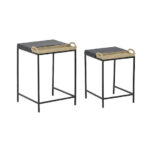 ΒΟΗΘΗΤΙΚΟ ΤΡΑΠΕΖΑΚΙ ΣΑΛΟΝΙΟΥ 43 Χ 42 Χ 58  ΣΕΤ 2