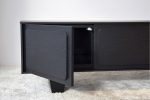 NATURAL BLACK OAK TV UNIT 198 CM X 44 CM X 52 CM - Image 2