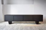 NATURAL BLACK OAK TV UNIT 198 CM X 44 CM X 52 CM - Image 5