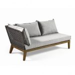 EUCALYPTUS WOOD ONE ARM SOFA