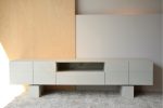WARM MATT WHITE OAK TV UNIT 198 CM X 45 CM X 52 CM - Image 5