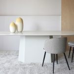 WHITE DINNING TABLE 230 CM X 110 CM X 75,5 CM