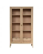 OAK DISPLAY CABINET