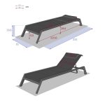 ALUMINIUM LONG CHAIR - Image 4