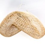 NATURAL RATTAN CEILING LIGHT