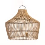 NATURAL RATTAN CEILING LIGHT