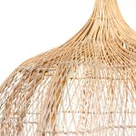 NATURAL RATTAN CEILING LIGHT - Image 3