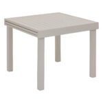 OUTDOOR ALUMINIUM TABLE 90X90