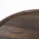 LARGE BROWN MANGO WOOD COFFEE TABLE 80X80X32 cm - Image 2