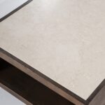 RECTANGULAR MANGO WOOD AND MARBLE COFFEE TABLE 110X60X36 cm - Image 3