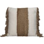 IVORY CUSHION 45x45x3cm