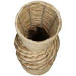 VASE CORN LEAF NATURAL 17X17X42cm - Image 2