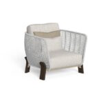 ARGO ACCOYA WOOD LIVING ARMCHAIR 90X80X76cm