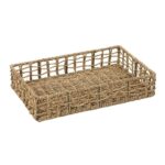 JUTE BASKET TRAY 49X30X9CM