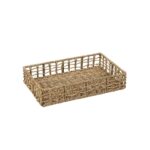JUTE BASKET TRAY 30X20X8CM