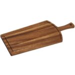 ACACIA WOOD SERVING TRAY 21X47X1.5CM