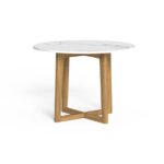 EVER CIRCLE WOOD DINING TABLE 90X90X65cm