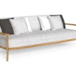 EVER WOOD SOFA 3 SEATER 235X94X82cm
