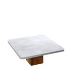 INDOOR MARBLE FOOTED PLATE 30CM