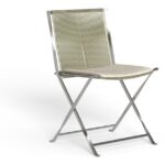 GEORGE INOX AND ROPE DINING ARMCHAIR 50X56X84cm