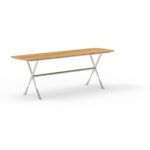 GEORGE RECTANGULAR INOX CONSOLLE 45X160X55cm