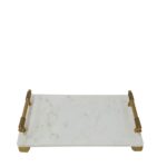MARBLE TRAY 48X25X8CM