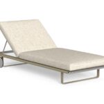 GEORGE INOX AND CINGHIE SUNBED 201X81X23cm