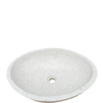 WHITE STONE WASHBASIN 52X40X16