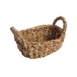SEAGRASS WOVEN BREAD BASKET 20X10CM