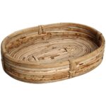 CANE BREAD BASKET 30X20X8CM