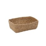 WOVEN SEAGRASS BREAD BASKET 20X14CM