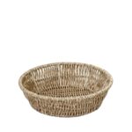 SYNTHETIC RATTAN BREAD BASKET S D19X5CM