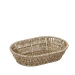 SYNTHETIC RATTAN BREAD BASKET M 25X17X6CM