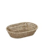 SYNTHETIC RATTAN BREAD BASKET S 22X14X5CM