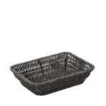 SYNTHETIC RATTAN BREAD BASKET S 21X14X5CM