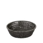 SYNTHETIC RATTAN BREAD BASKET S D19X5CM