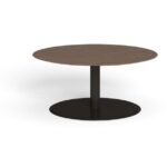 LEAF LARGE CIRCLE ALUMINIUM COFFEE TABLE 58X58X32cm