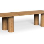 SALINAS RECTANGULAR WOOD DINING TABLE 320X120X74cm